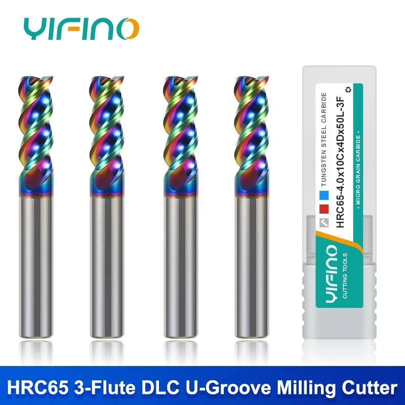 YIFINO HRC65 3 ÷Ʈ ֽ ƿ ī̵ DLC  U ׷ и Ŀ, ˷̴ CNC ӽô    